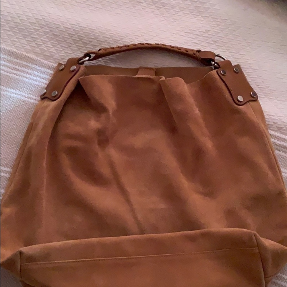 Suede Tote Bag
